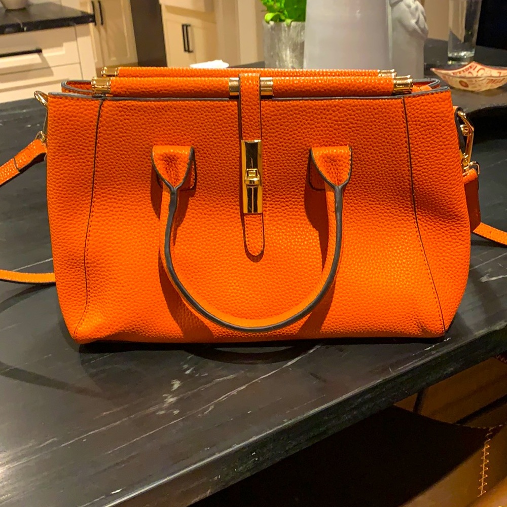 Orange handbag